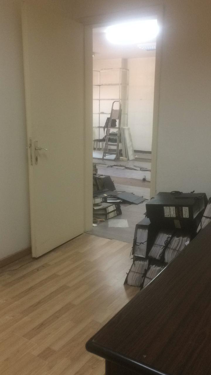 اخلاء مكاتب كانت مستأجرة لوزارة المهجرين في مبنى ستاركو