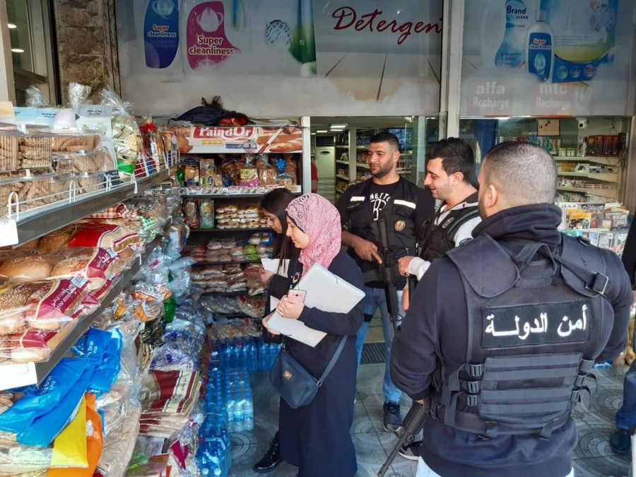 صيدا.. الاقتصاد 'بمواكبة أمن الدولة تراقب أسعار السلع الغذائية
