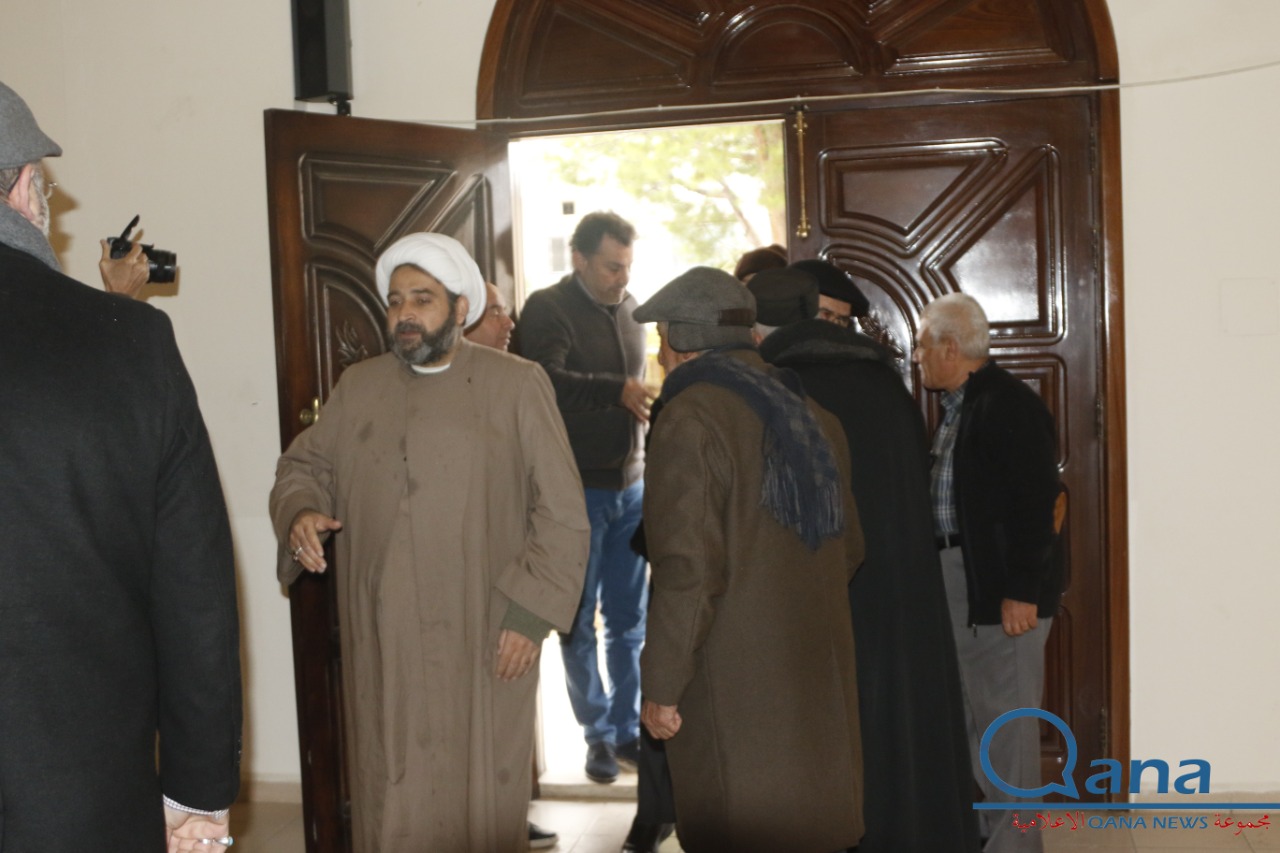 زيارة وفد لحارة مار يوسف للتهنئة بالأعياد