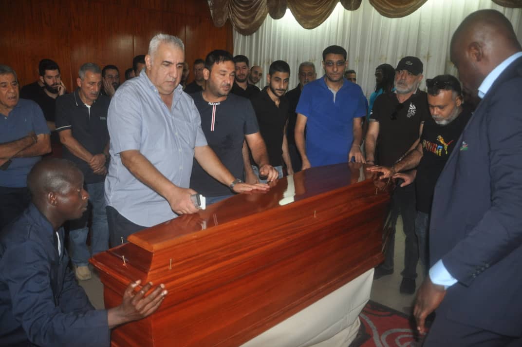 أبيدجان: الجالية اللبنانية تشييع جثمان المرحومة دنيا فواز حرم الحاج نصرات فواز.