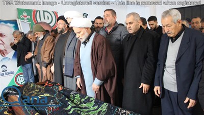 تشييع  المرحومة الحاجة عليه علي محمود فواز ام علي حرم المرحوم الحاج ابراهيم فواز  والمرحومة دنيا داوود خطار فواز  (ام احمد)  في بلدة العباسية