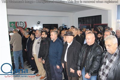 تشييع  المرحومة الحاجة عليه علي محمود فواز ام علي حرم المرحوم الحاج ابراهيم فواز  والمرحومة دنيا داوود خطار فواز  (ام احمد)  في بلدة العباسية