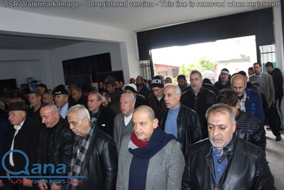 تشييع  المرحومة الحاجة عليه علي محمود فواز ام علي حرم المرحوم الحاج ابراهيم فواز  والمرحومة دنيا داوود خطار فواز  (ام احمد)  في بلدة العباسية