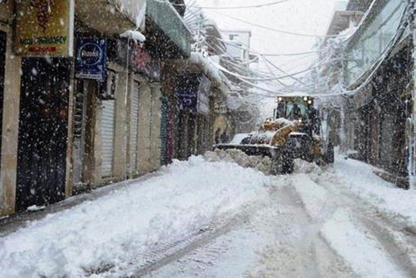 طقس لبنان: الثلوج غطت المرتفعات الجبلية في عكار