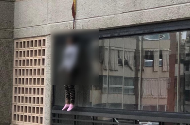 انتحار عاملة من الجنسية الاثيوبية شنقا من أبراج بيروت عند نفق سليم سلام