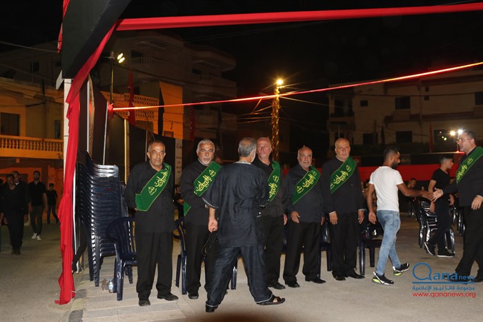 احياء الليلة الثالثة في ساحة الامام الحسين ع بلدة قانا 
