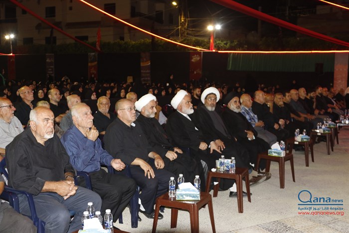 احياء الليلة الثالثة في ساحة الامام الحسين ع بلدة قانا 