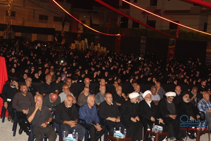 احياء الليلة الثالثة في ساحة الامام الحسين ع بلدة قانا 