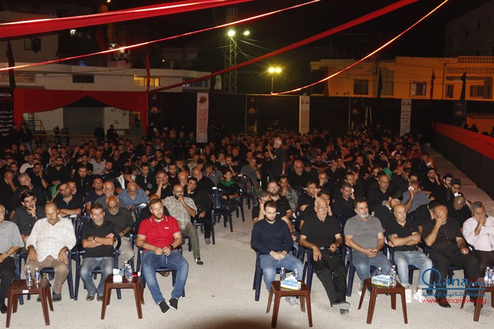 احياء الليلة الثالثة في ساحة الامام الحسين ع بلدة قانا 