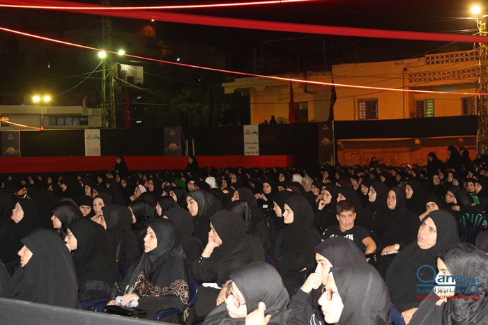 احياء الليلة الثالثة في ساحة الامام الحسين ع بلدة قانا 