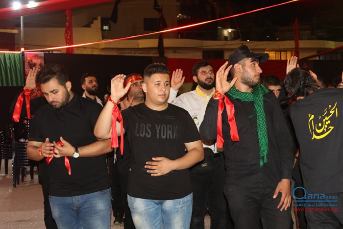 احياء الليلة الثالثة في ساحة الامام الحسين ع بلدة قانا 