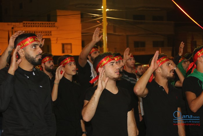 احياء الليلة الثالثة في ساحة الامام الحسين ع بلدة قانا 