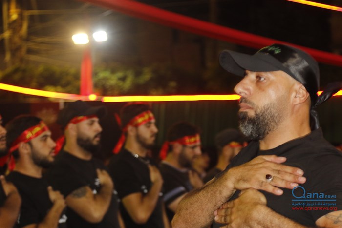 احياء الليلة الثالثة في ساحة الامام الحسين ع بلدة قانا 