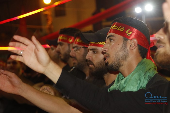 احياء الليلة الثالثة في ساحة الامام الحسين ع بلدة قانا 