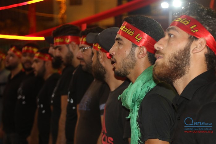 احياء الليلة الثالثة في ساحة الامام الحسين ع بلدة قانا 