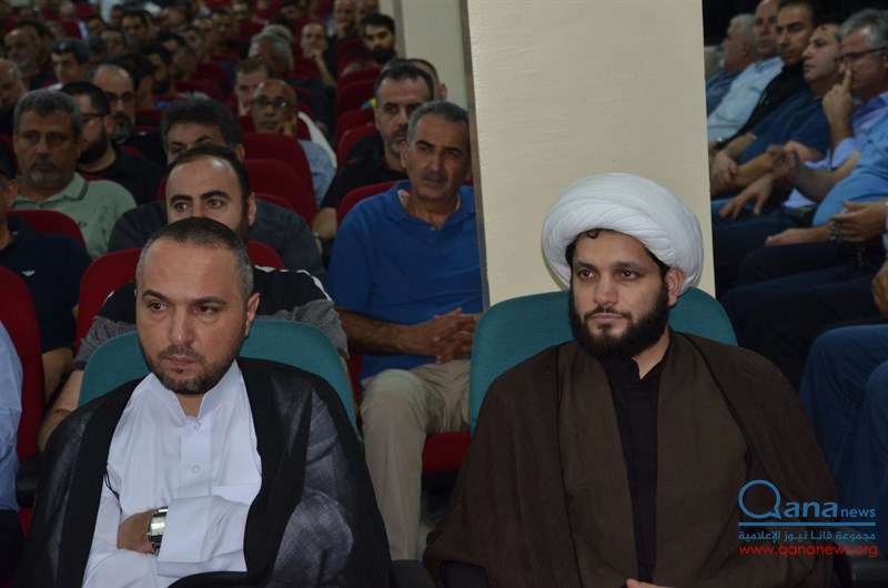 حفل تأبين نائب رئيس جمعية البر والتعاون المرحوم الحاج اسماعيل بحسون  وعدد من الراحلين في مجمع الامام موسى الصدر الثقافي