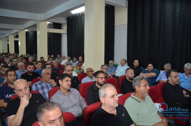 حفل تأبين نائب رئيس جمعية البر والتعاون المرحوم الحاج اسماعيل بحسون  وعدد من الراحلين في مجمع الامام موسى الصدر الثقافي