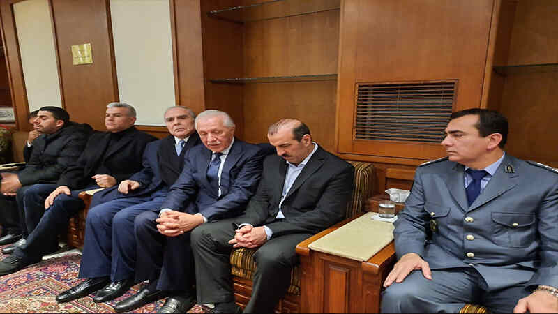 بالصور: تقبل التعازي بالشهيد الرائد جلال شريف في منطقة الرملة البيضاء