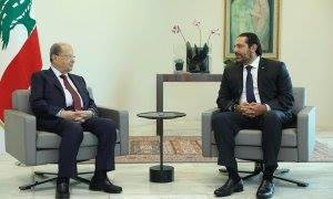 الحريري من قصر بعبدا: متفائل والأجواء إيجابية