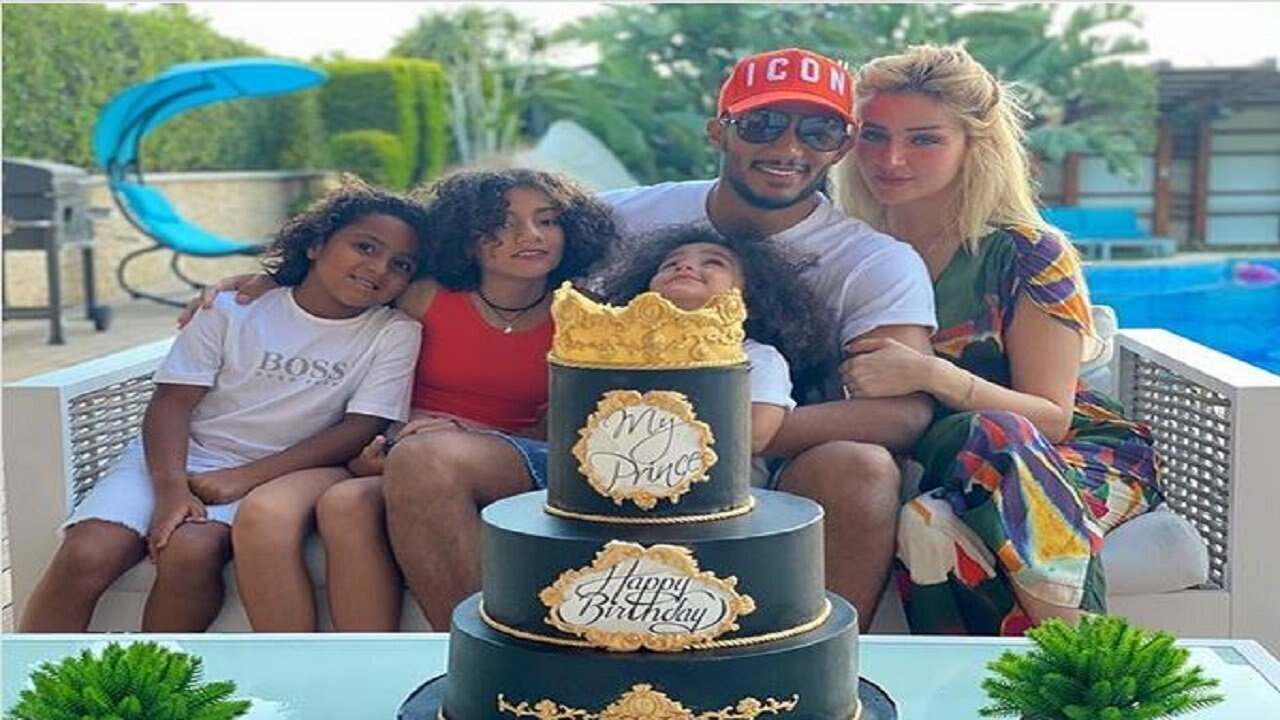 نسرين زوجة محمد رمضان تسرق منه الاضواء في عيد ميلاده