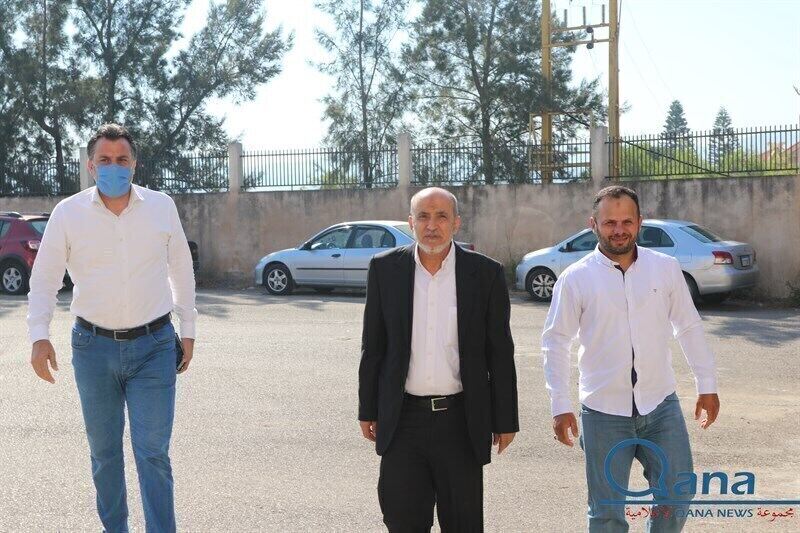 زيارة وزير الصحة د حمد حسن لبلدة قانا