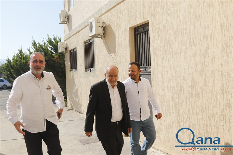 زيارة وزير الصحة د حمد حسن لبلدة قانا