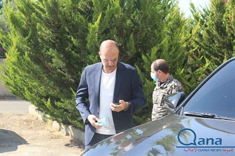 زيارة وزير الصحة د حمد حسن لبلدة قانا