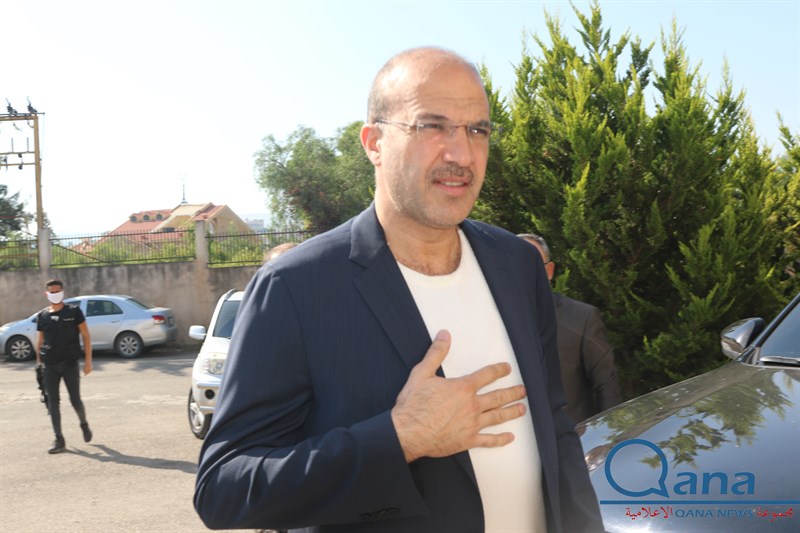 زيارة وزير الصحة د حمد حسن لبلدة قانا