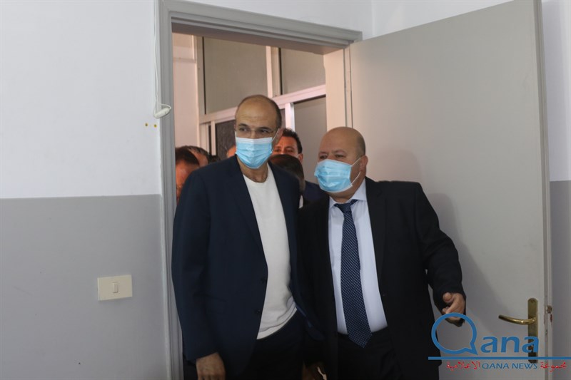 زيارة وزير الصحة د حمد حسن لبلدة قانا