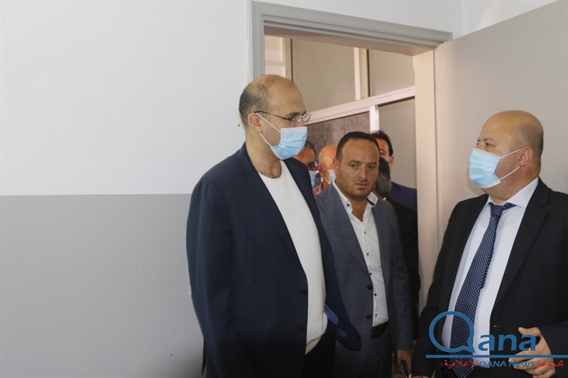 زيارة وزير الصحة د حمد حسن لبلدة قانا