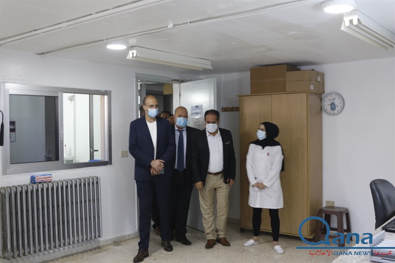 زيارة وزير الصحة د حمد حسن لبلدة قانا