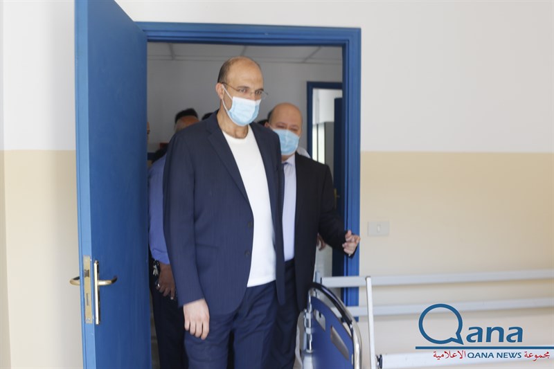 زيارة وزير الصحة د حمد حسن لبلدة قانا