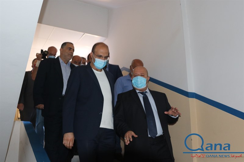 زيارة وزير الصحة د حمد حسن لبلدة قانا