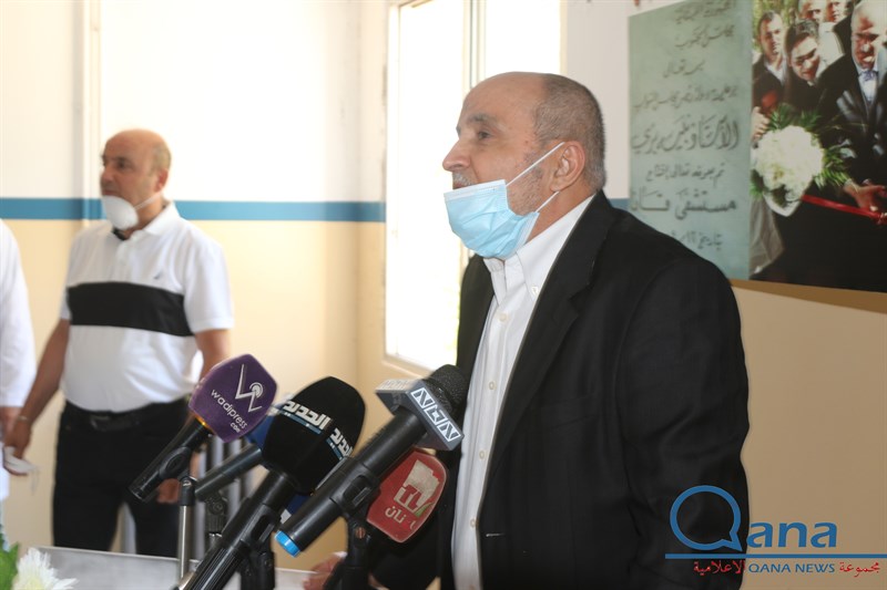 زيارة وزير الصحة د حمد حسن لبلدة قانا