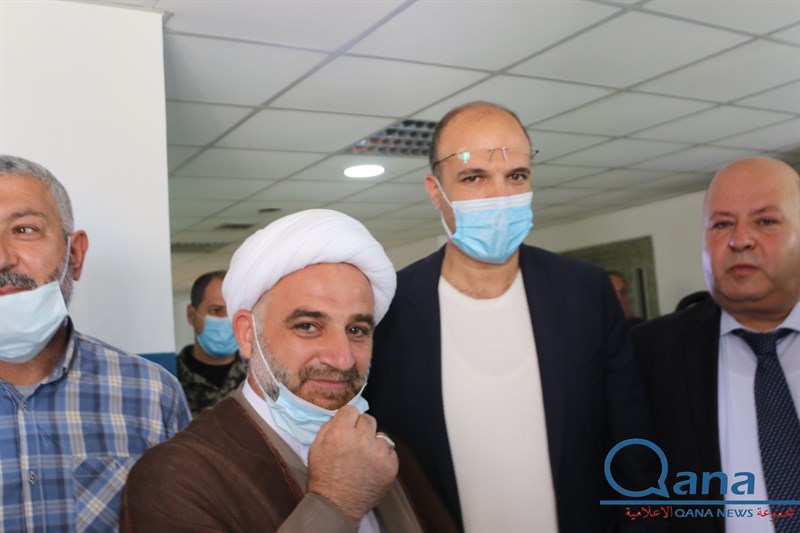 زيارة وزير الصحة د حمد حسن لبلدة قانا