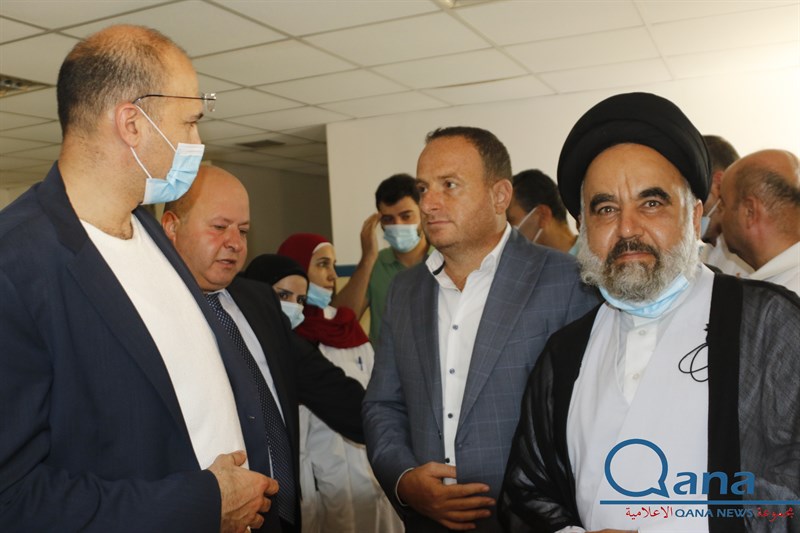 زيارة وزير الصحة د حمد حسن لبلدة قانا