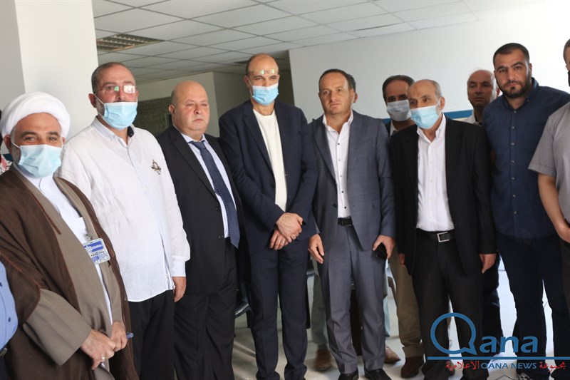 زيارة وزير الصحة د حمد حسن لبلدة قانا