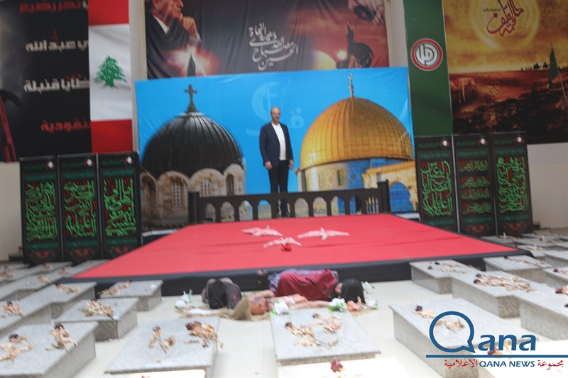 زيارة وزير الصحة د حمد حسن لبلدة قانا