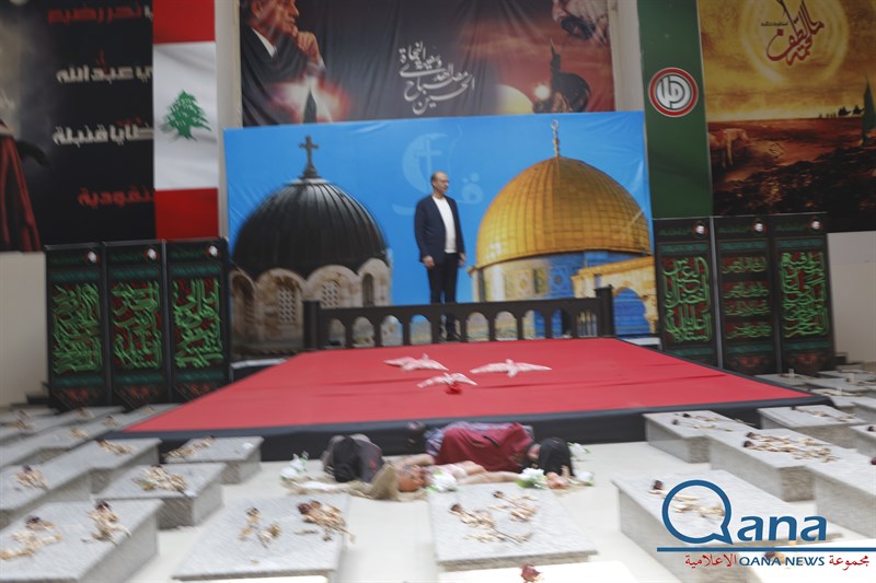 زيارة وزير الصحة د حمد حسن لبلدة قانا