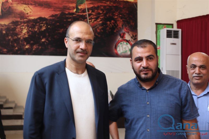 زيارة وزير الصحة د حمد حسن لبلدة قانا