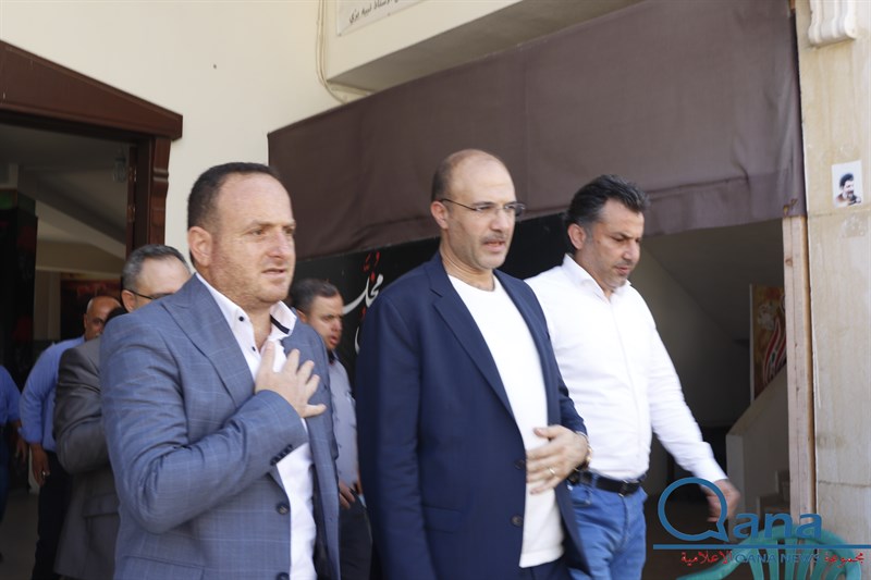 زيارة وزير الصحة د حمد حسن لبلدة قانا