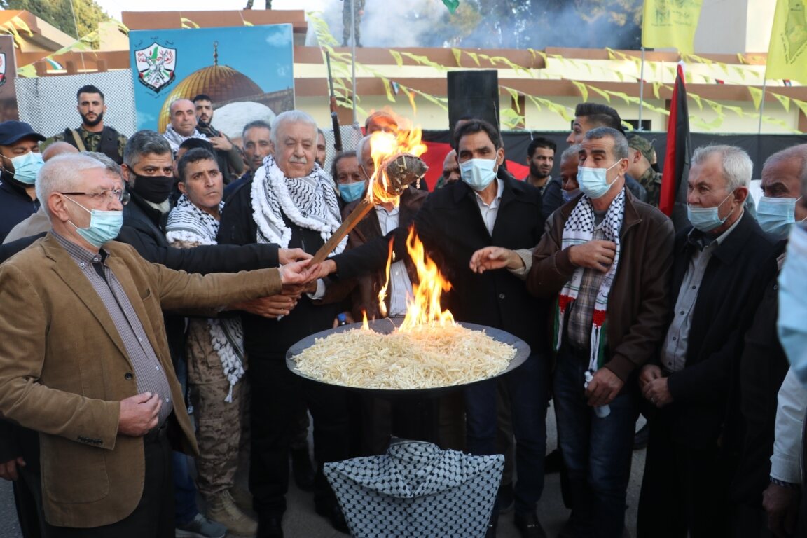 حركة فتح - شُعبة البص توقد شعلة انطلاقتها الـ٥٦