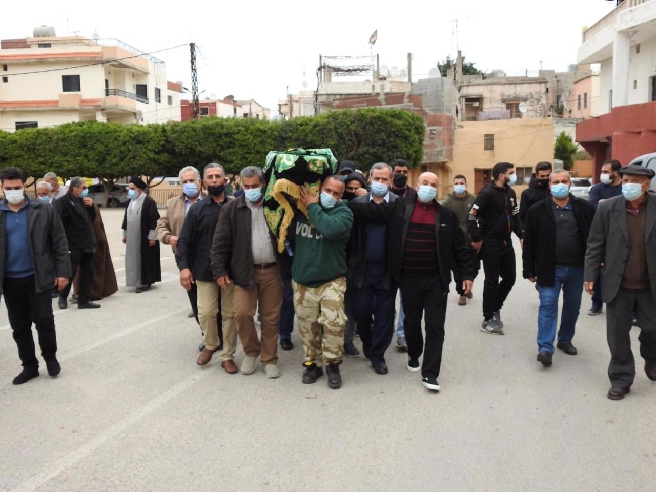 قانا تشييع جنازة والدة ديما صادق 