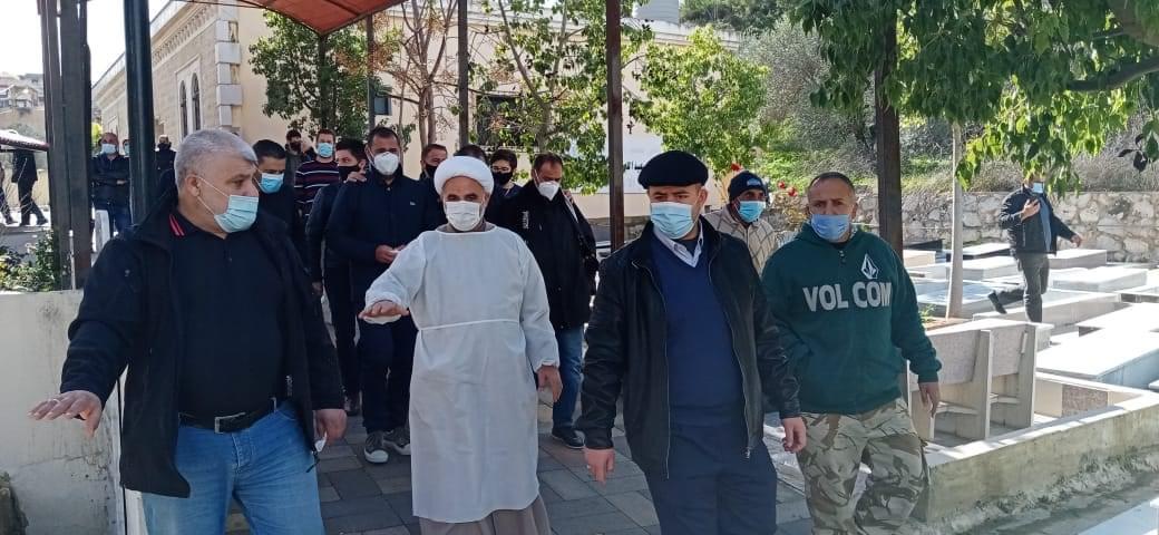 بالصور قانا تشييع جنازة الفقيد الحاج احمد رضا برجي