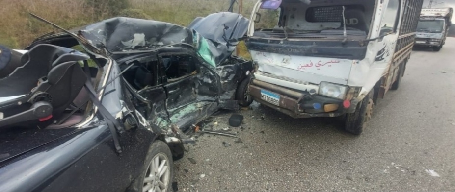 بالصورة حادث سير مروع على طريق الخردلي الليطاني