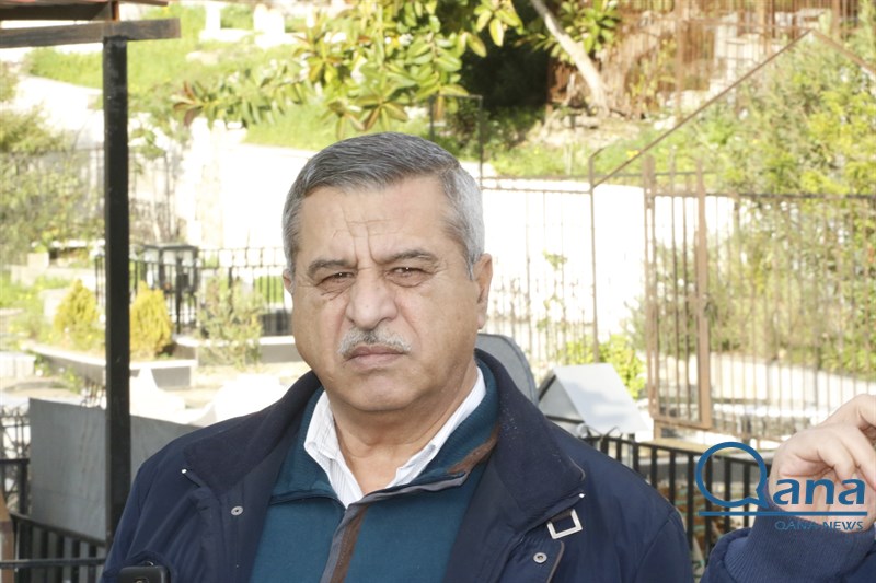 تشييع المرحومة الحاجة منيرة درويش زعرور ام غسان 