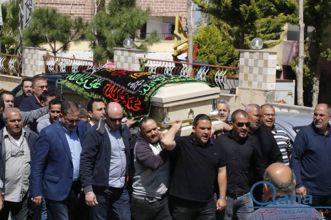تشييع المرحومة سهام عبدالرضا في بلدة قانا