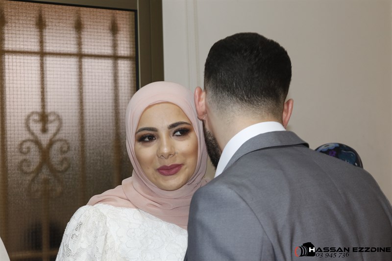 عقد قران السيد شادي عواضة و الانسة حنان عياش 