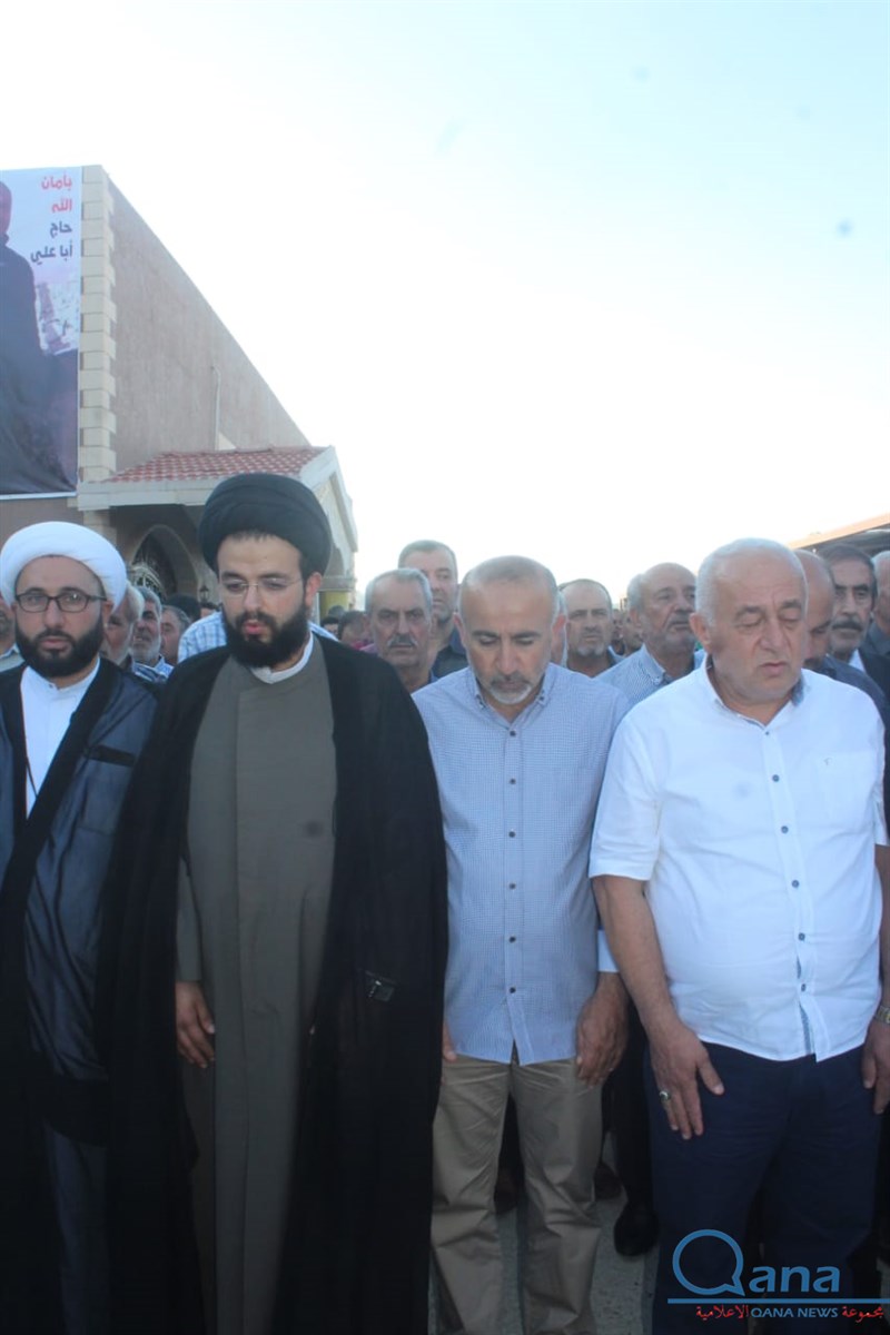 تشييع احد كوادر حركة امل الحاج حسين علي خليل ابو علي في بلده كونين 