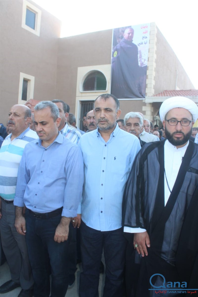 تشييع احد كوادر حركة امل الحاج حسين علي خليل ابو علي في بلده كونين 
